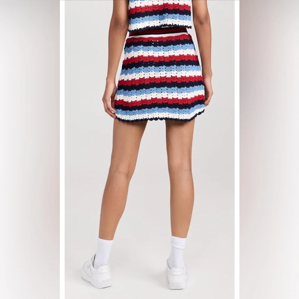 The Upside Women's Chantilly Crochet Rue Skirt‎ NWT